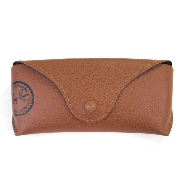 Ray-Ban Sunglasses Eye Glasses Soft Snap Case Authentic Original Luxottica Brown - Picture 1 of 10